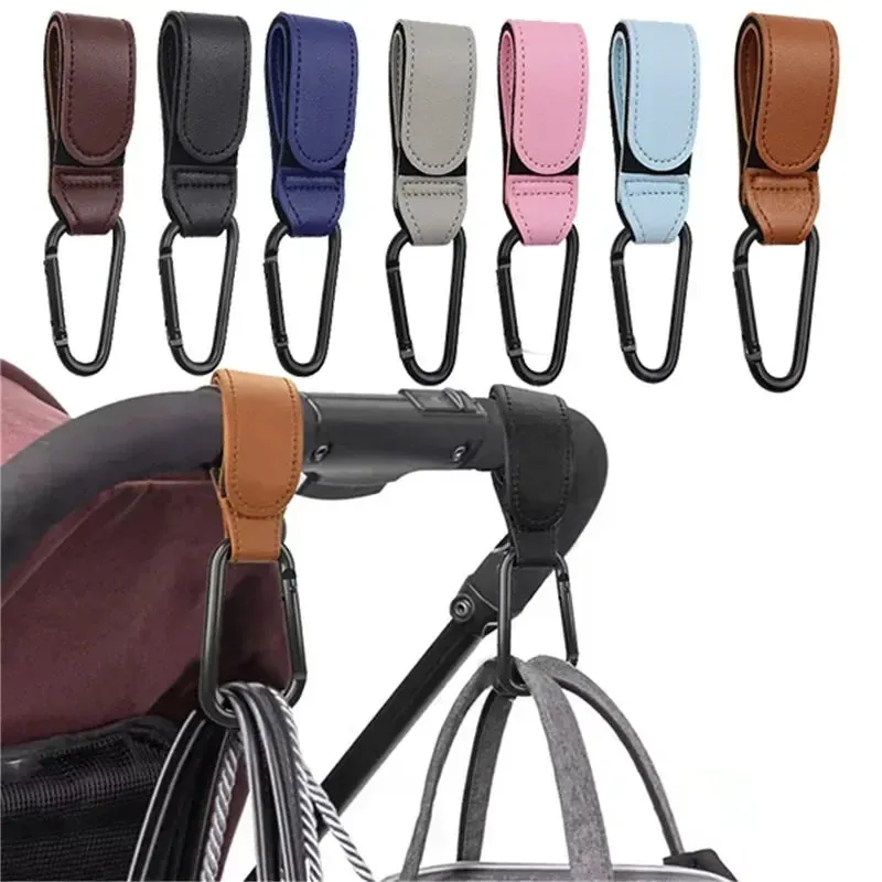 PU Leather Baby Bag Stroller Hook