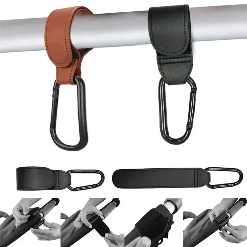 PU Leather Baby Bag Stroller Hook