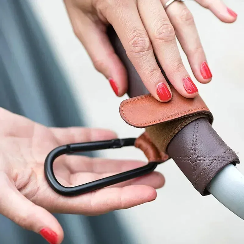 PU Leather Baby Bag Stroller Hook