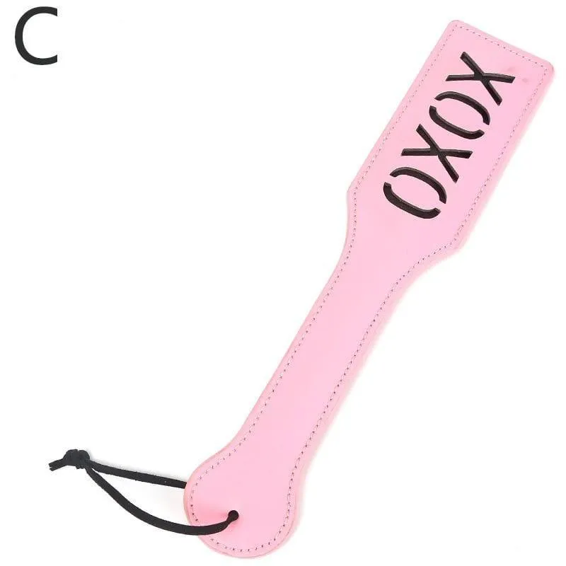 PU Leather Spank Paddle Slave BDSM Couple Flirt