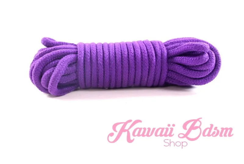 Purple & Black Premium 8 Pcs Bondage Kit