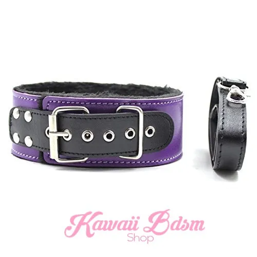 Purple & Black Premium 8 Pcs Bondage Kit