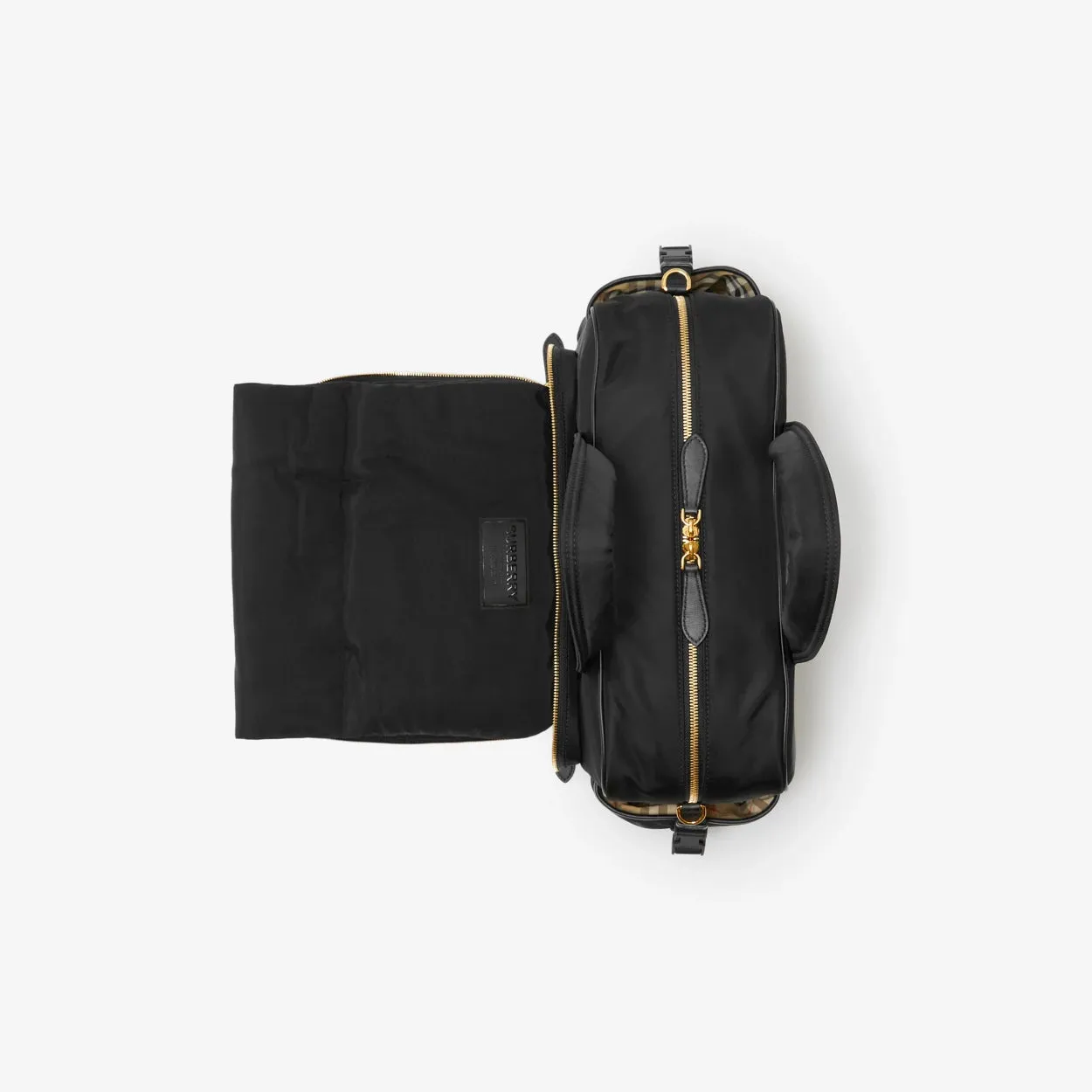 Quilted Nylon Baby Changing Bag