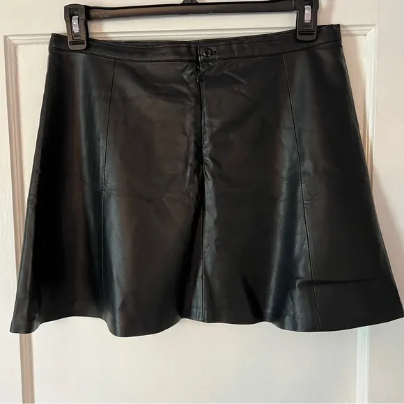 Ralph Lauren Denim &amp; Supply Faux Leather Skirt