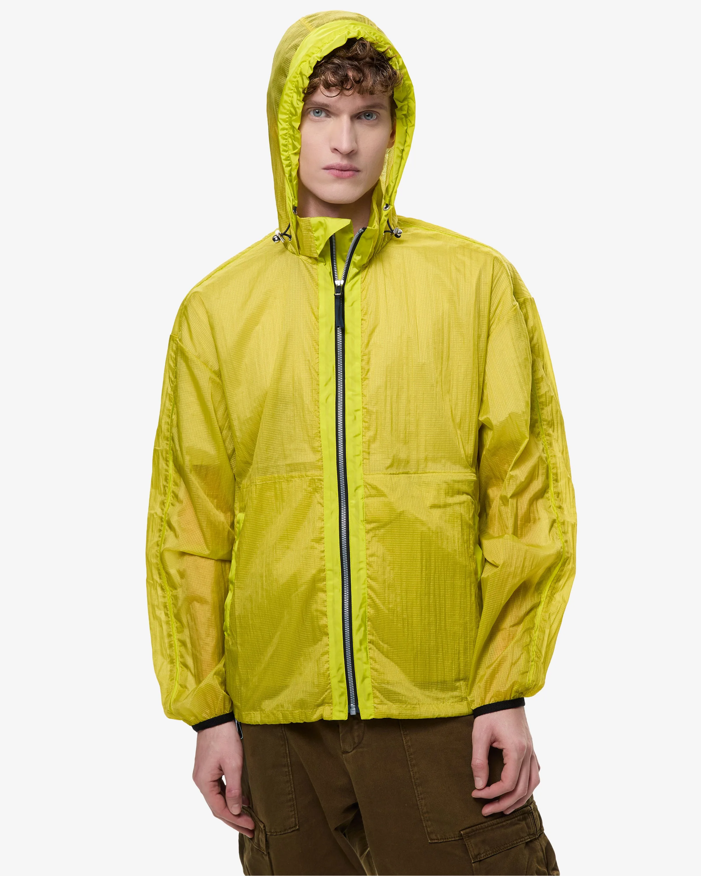 Ripstop Lime Wind Jacket