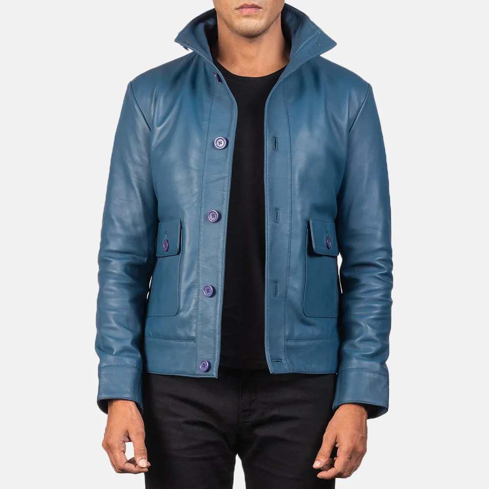 Roamer Leather Bomber Jacket