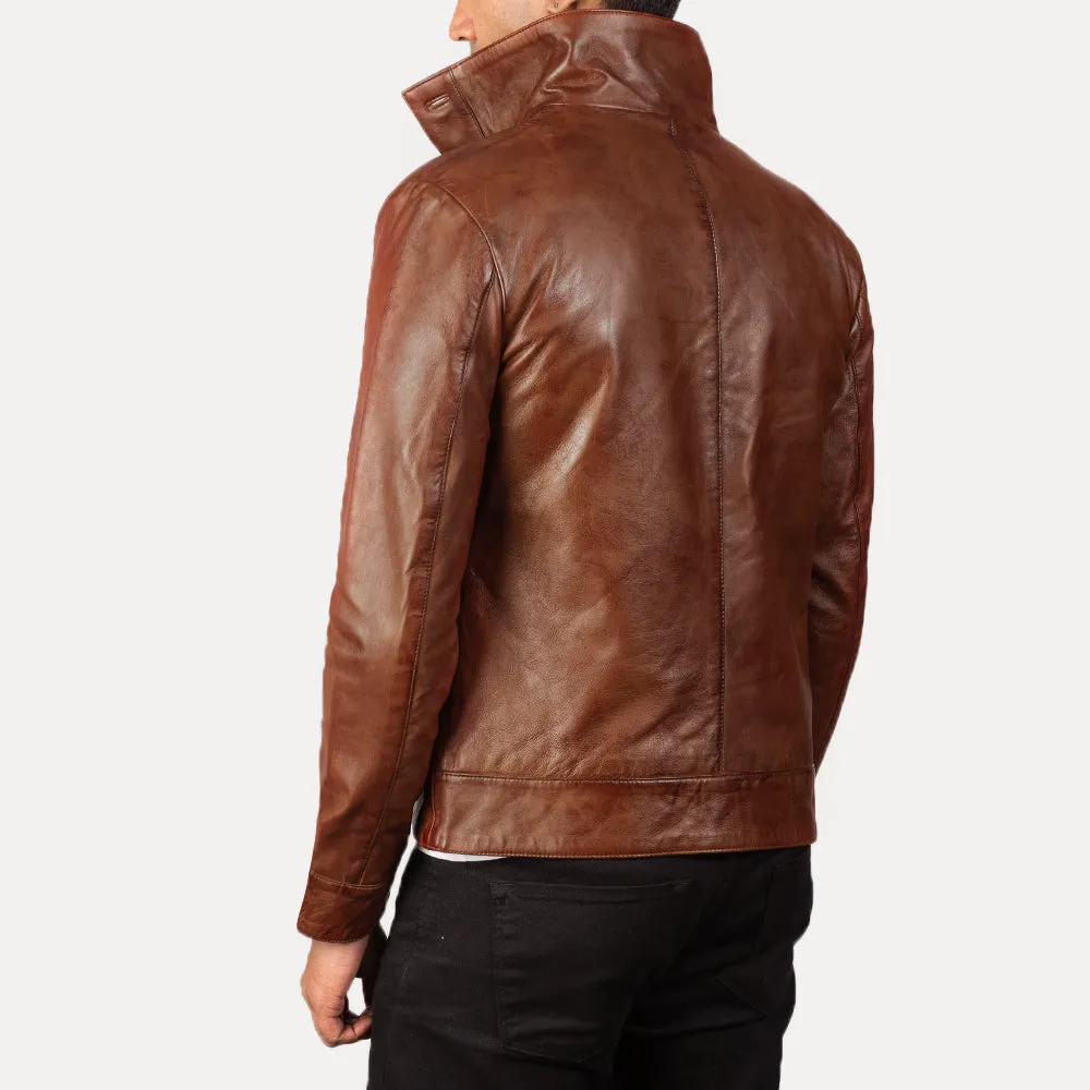 Roamer Leather Bomber Jacket