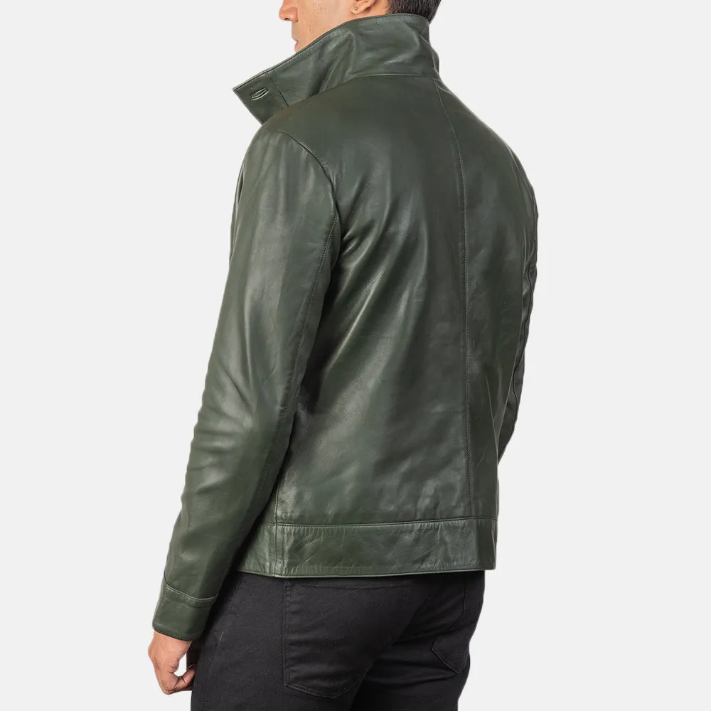 Roamer Leather Bomber Jacket