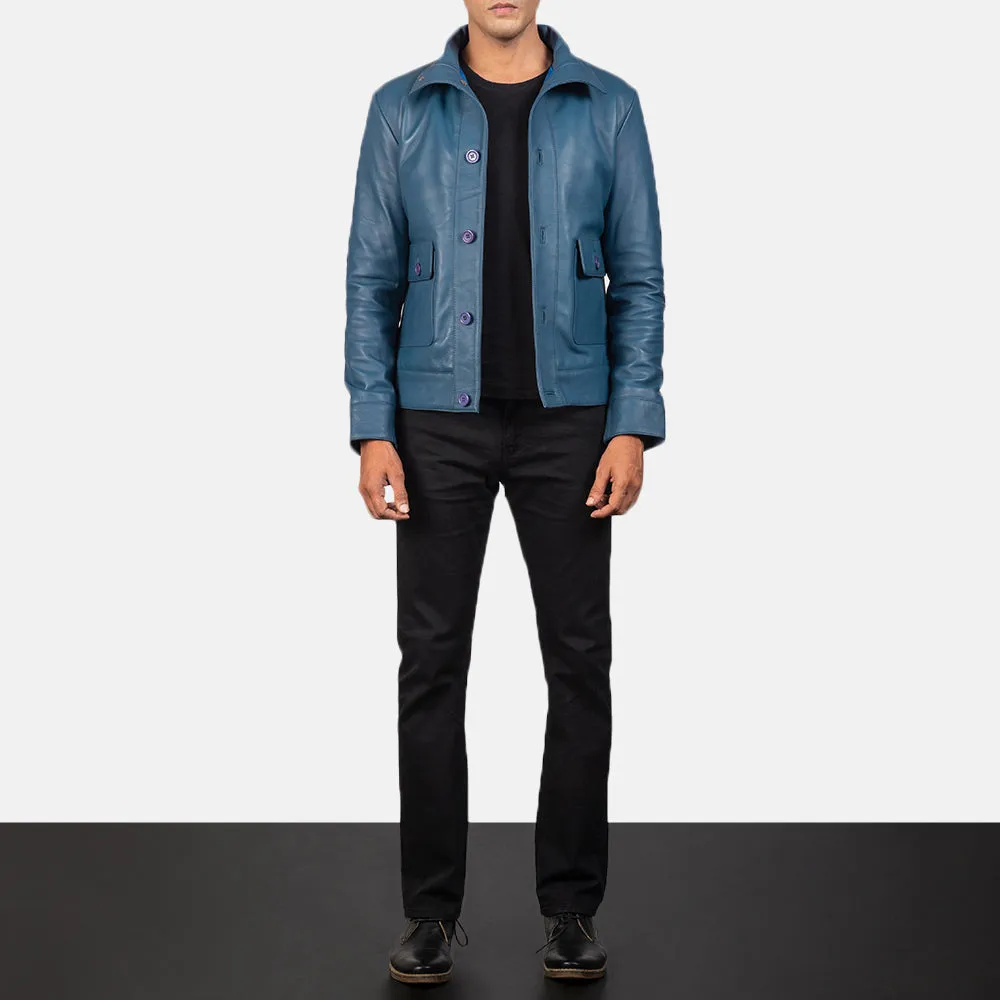 Roamer Leather Bomber Jacket