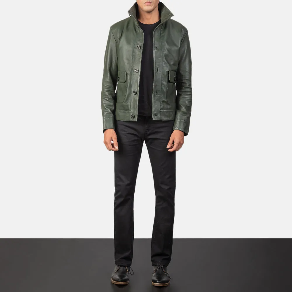 Roamer Leather Bomber Jacket