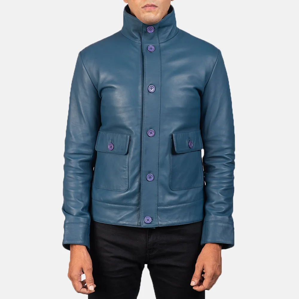 Roamer Leather Bomber Jacket