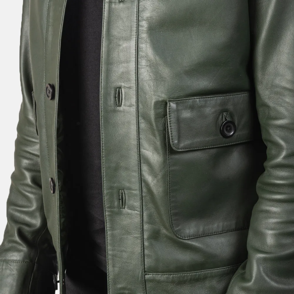 Roamer Leather Bomber Jacket