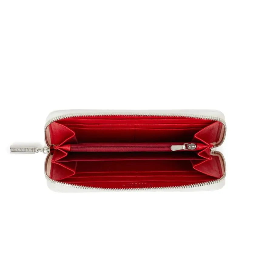 Robin Vegan Leather Wallet | White