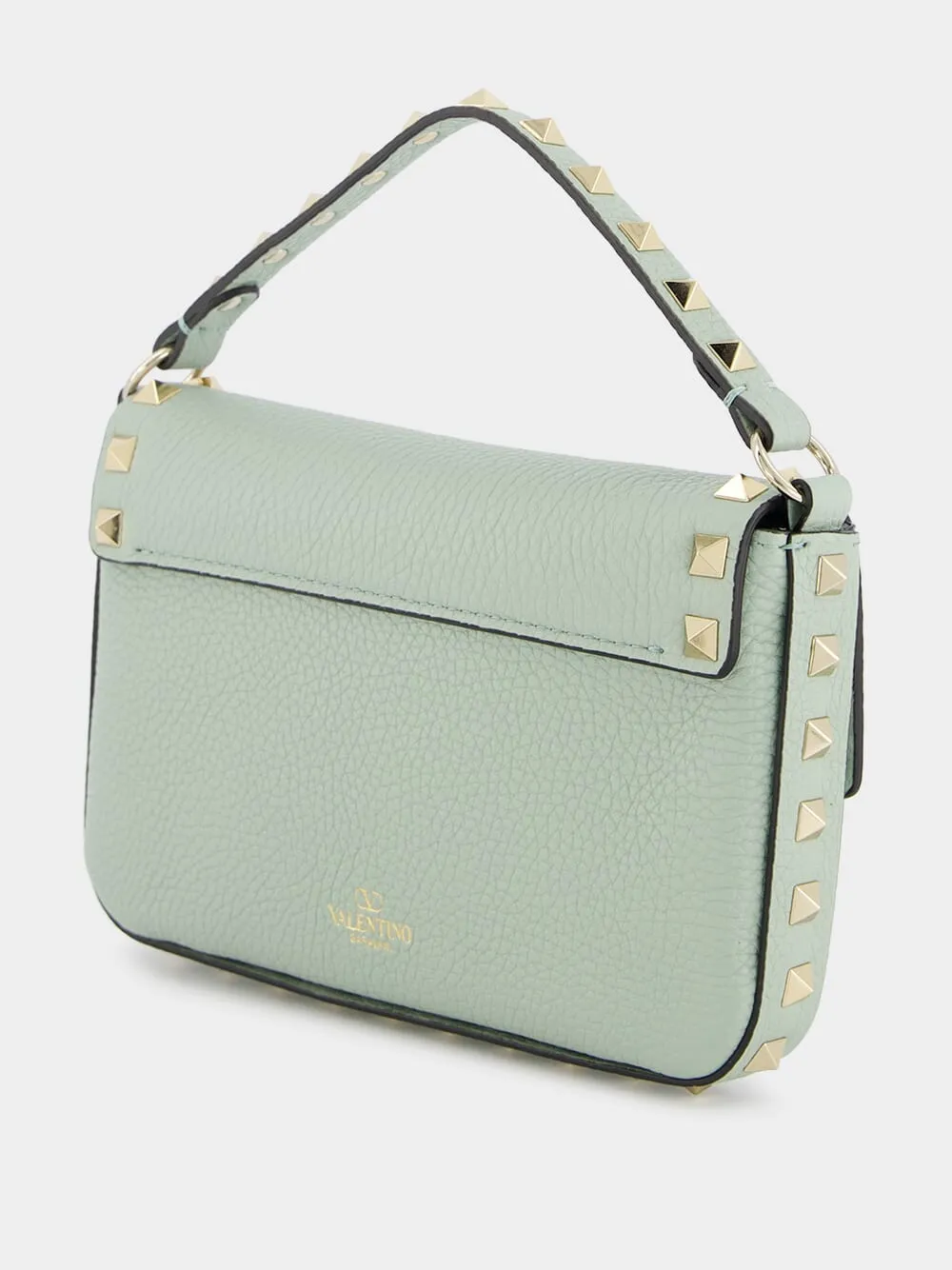 Rockstud Leather Mini Bag