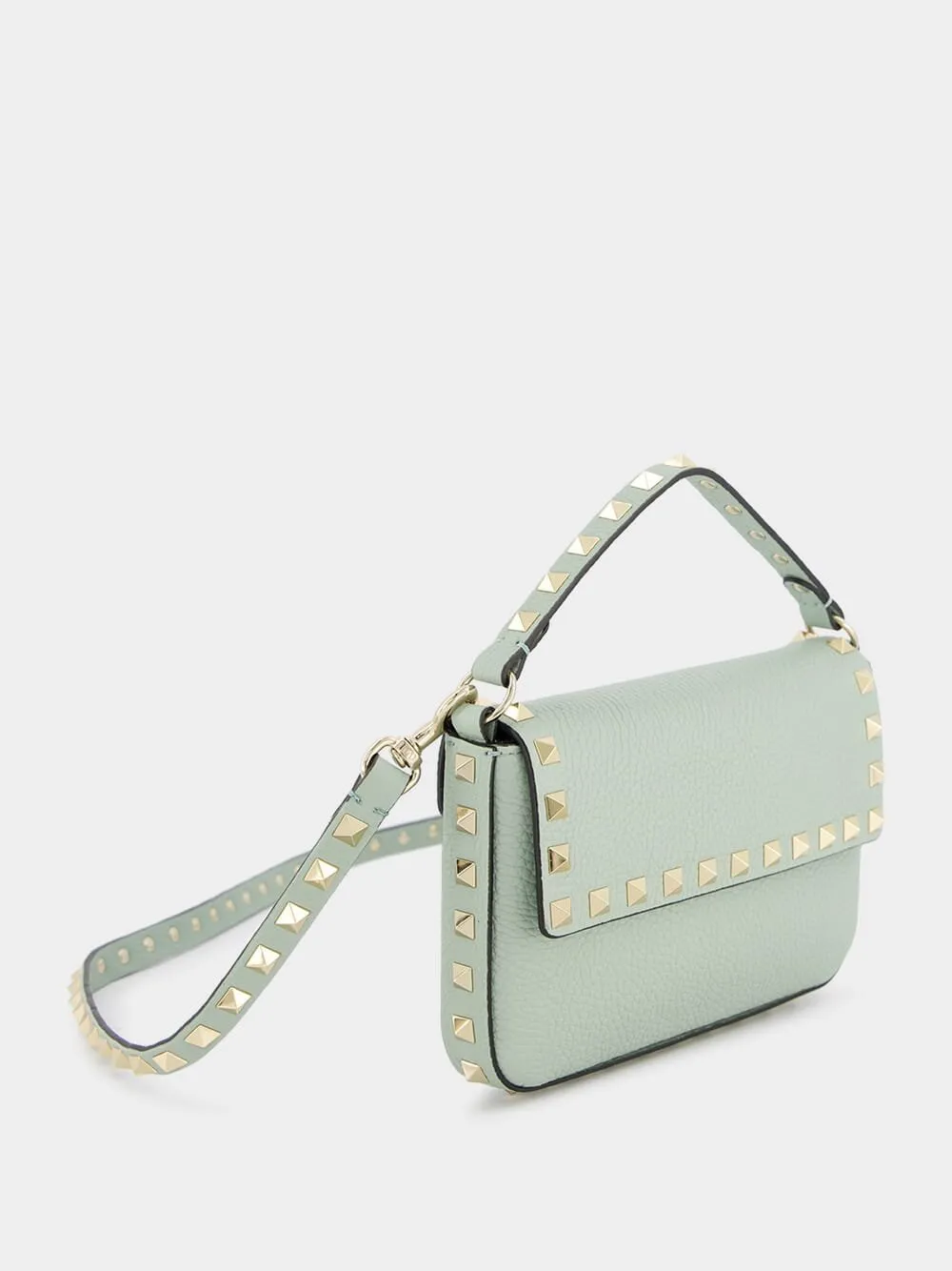 Rockstud Leather Mini Bag