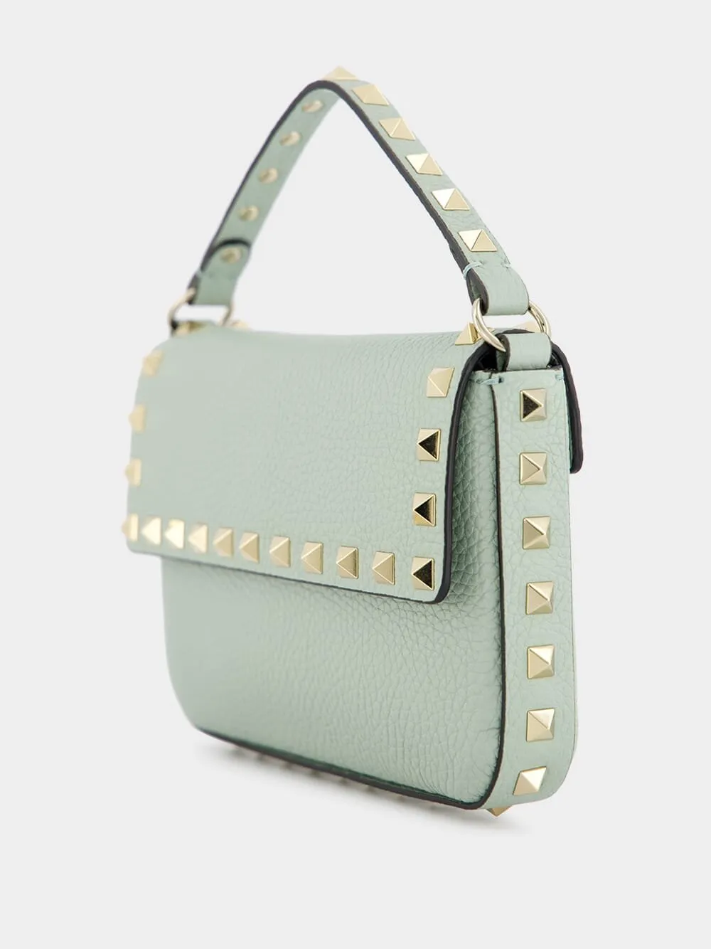 Rockstud Leather Mini Bag
