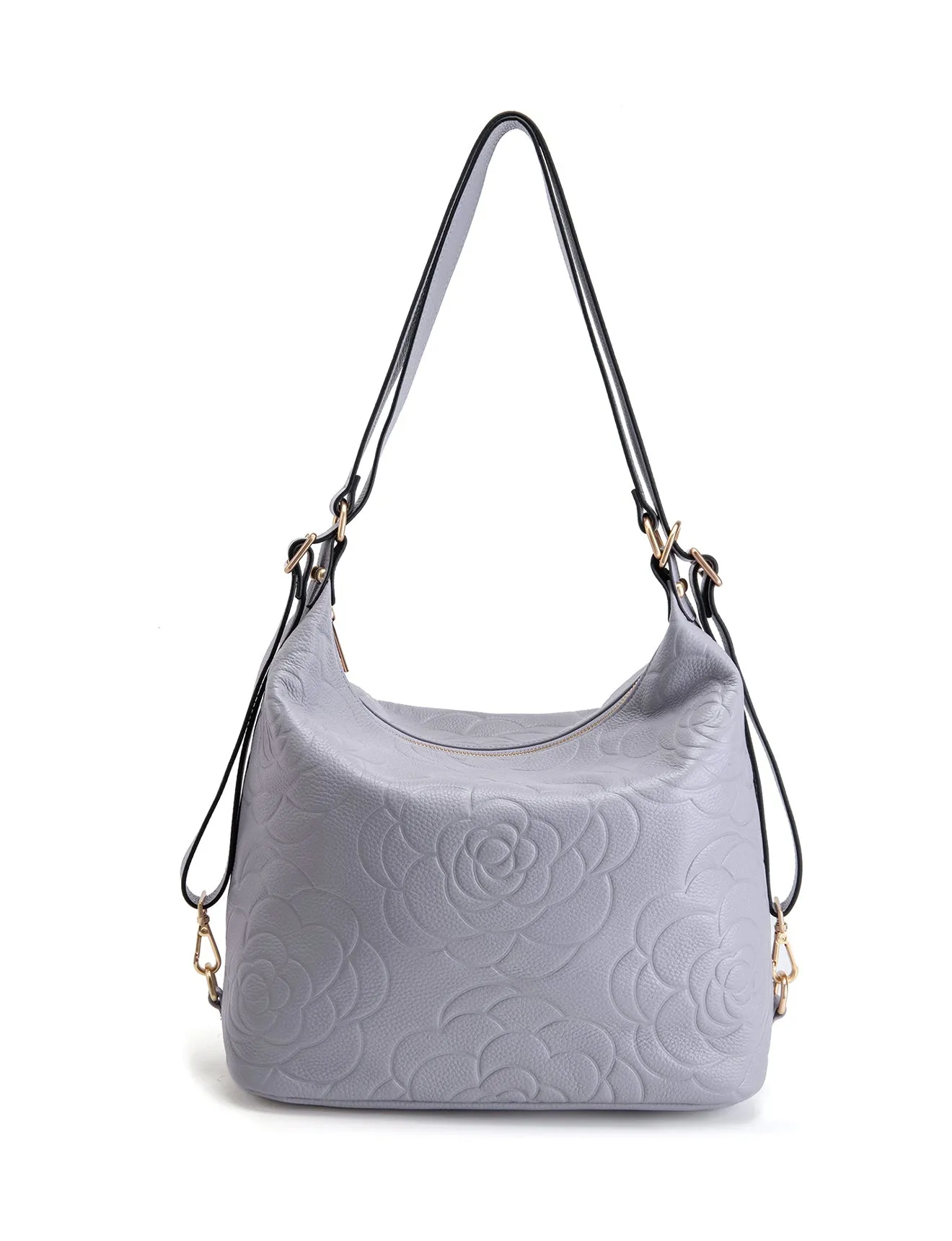 ROSANNA LEATHER CONVERTIBLE BACKPACK- E1-0839-CORNFLOWER