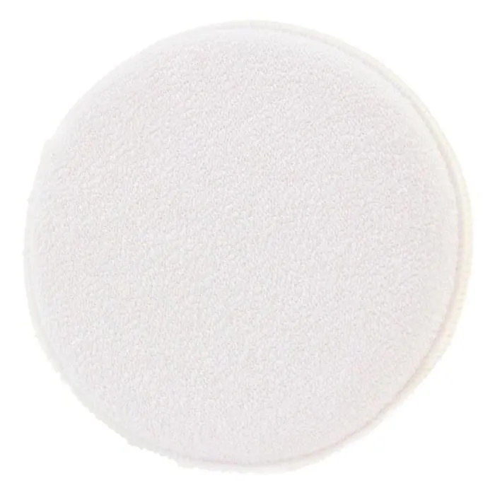 Round White Microfiber Applicator