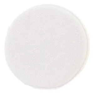 Round White Microfiber Applicator
