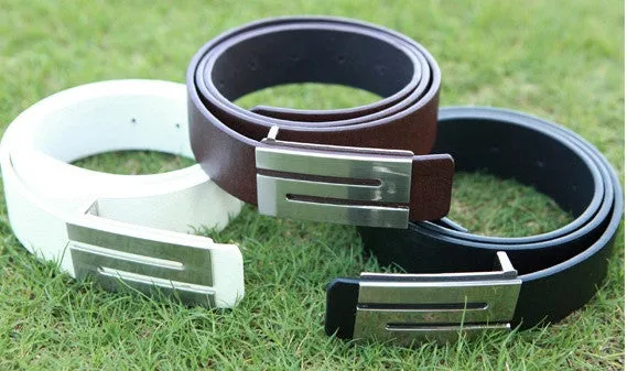 S smooth belt buckle gentleman British wind Mens belt