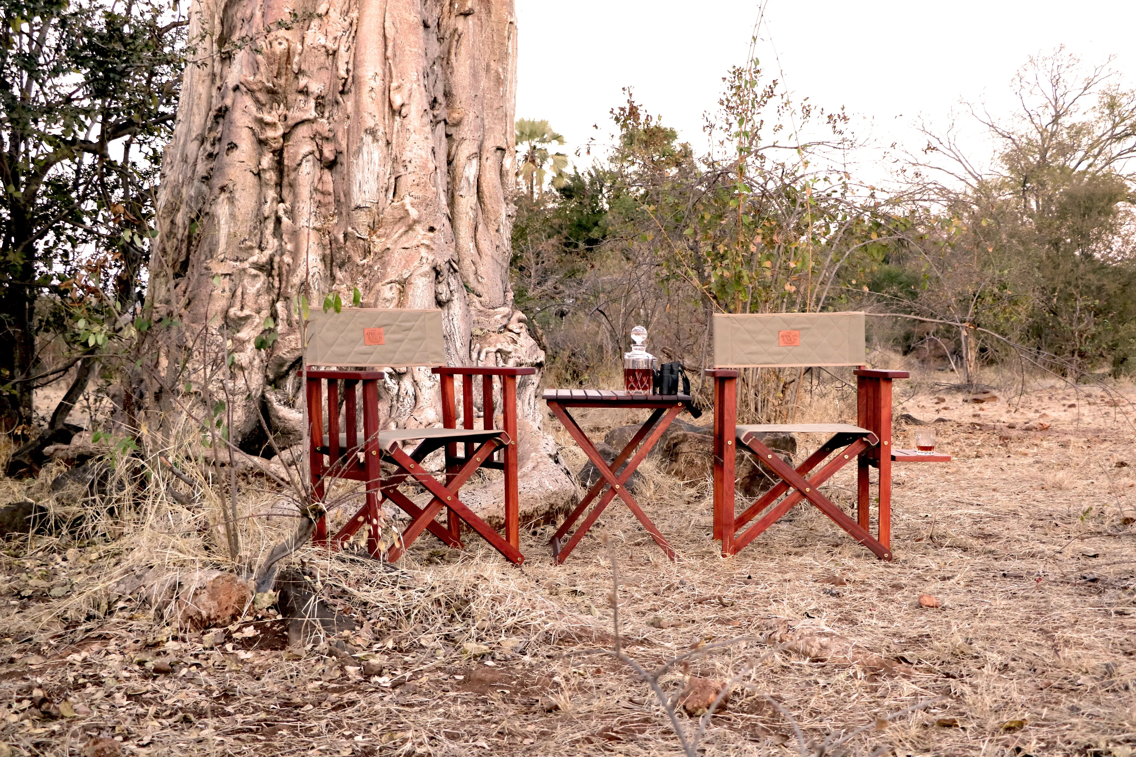 Safari Quilted Canvas Director's Chair