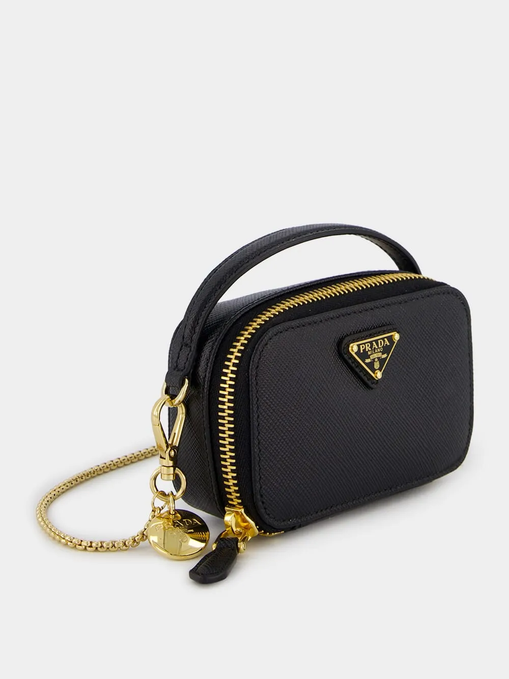 Saffiano Leather Mini-Pouch