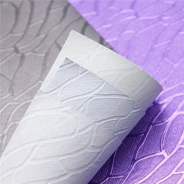 SALE Embossed Flutter Wing • Metallic Champagne Gold Textured Craft Fabric