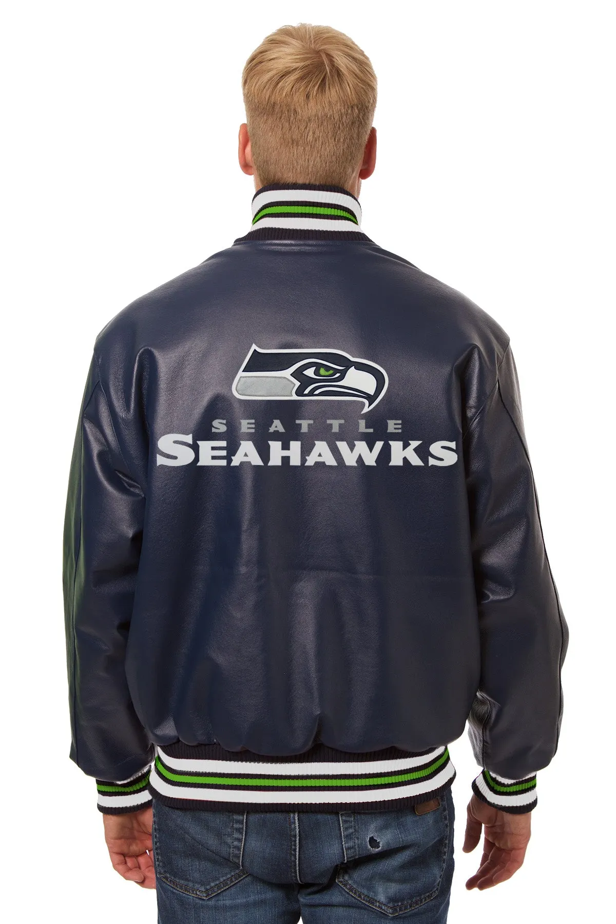 Seattle Seahawks Full Leather Jacket