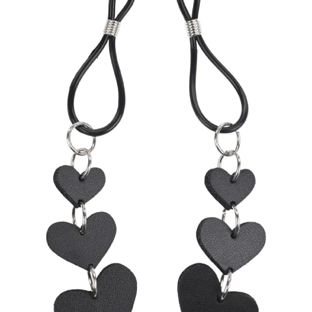Sex and Mischief Heart Nipple Ties