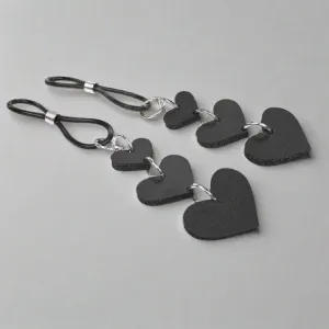 Sex and Mischief Heart Nipple Ties