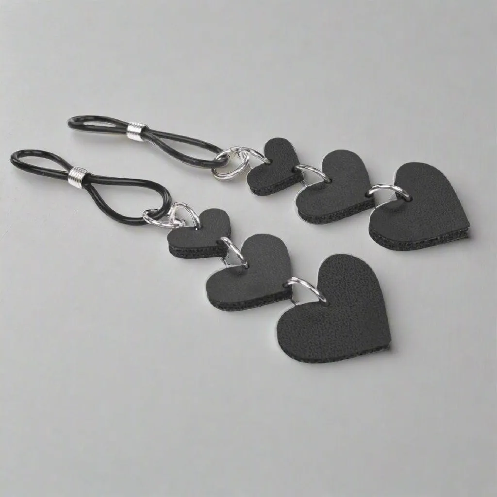 Sex and Mischief Heart Nipple Ties