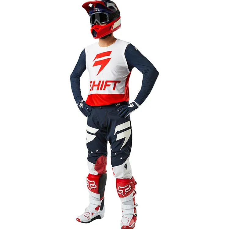 SHIFT 3LUE 4TH KIND PANTS NAVY/RED
