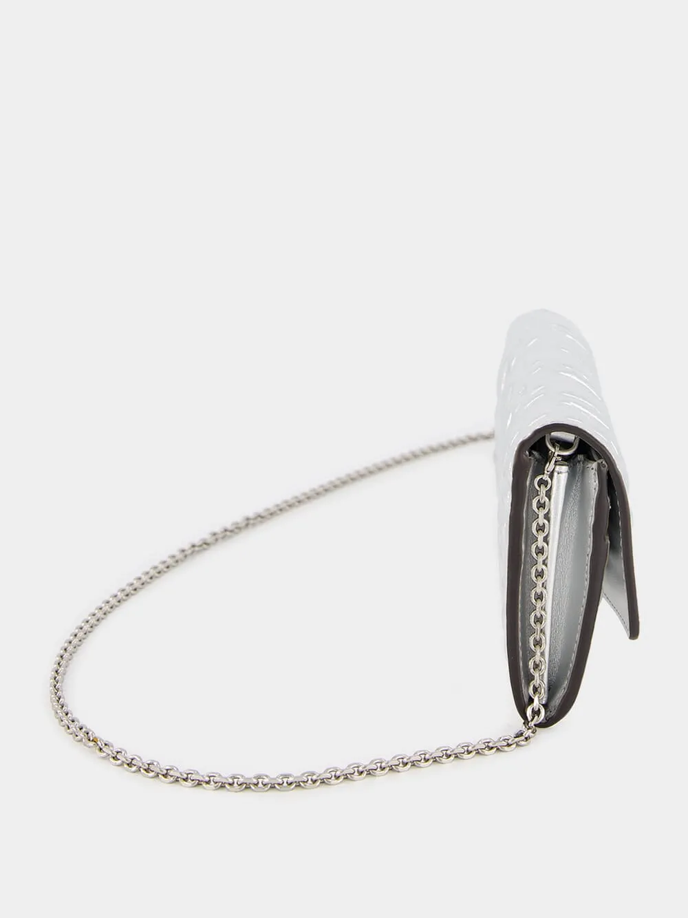 Silver Baguette Continental Wallet