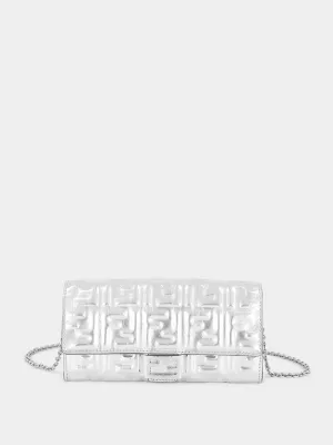 Silver Baguette Continental Wallet