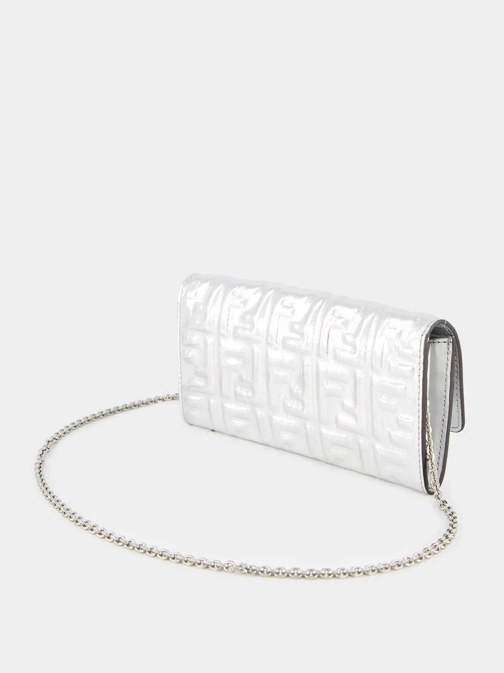 Silver Baguette Continental Wallet