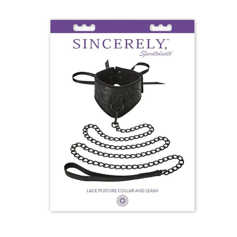 Sincerely Lace Posture Collar and Leash
