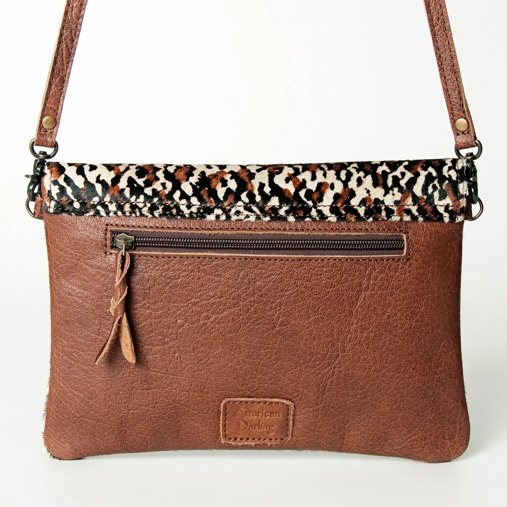 Snake Print Cowhide Crossbody