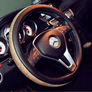 Sparkly Crystal Steering Wheel Cover