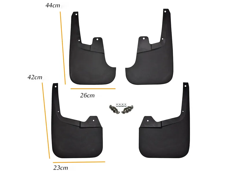 Splash Guards Mud Guards Mud Flaps Fits Isuzu D-Max 11-19 Holden Colorado 12 