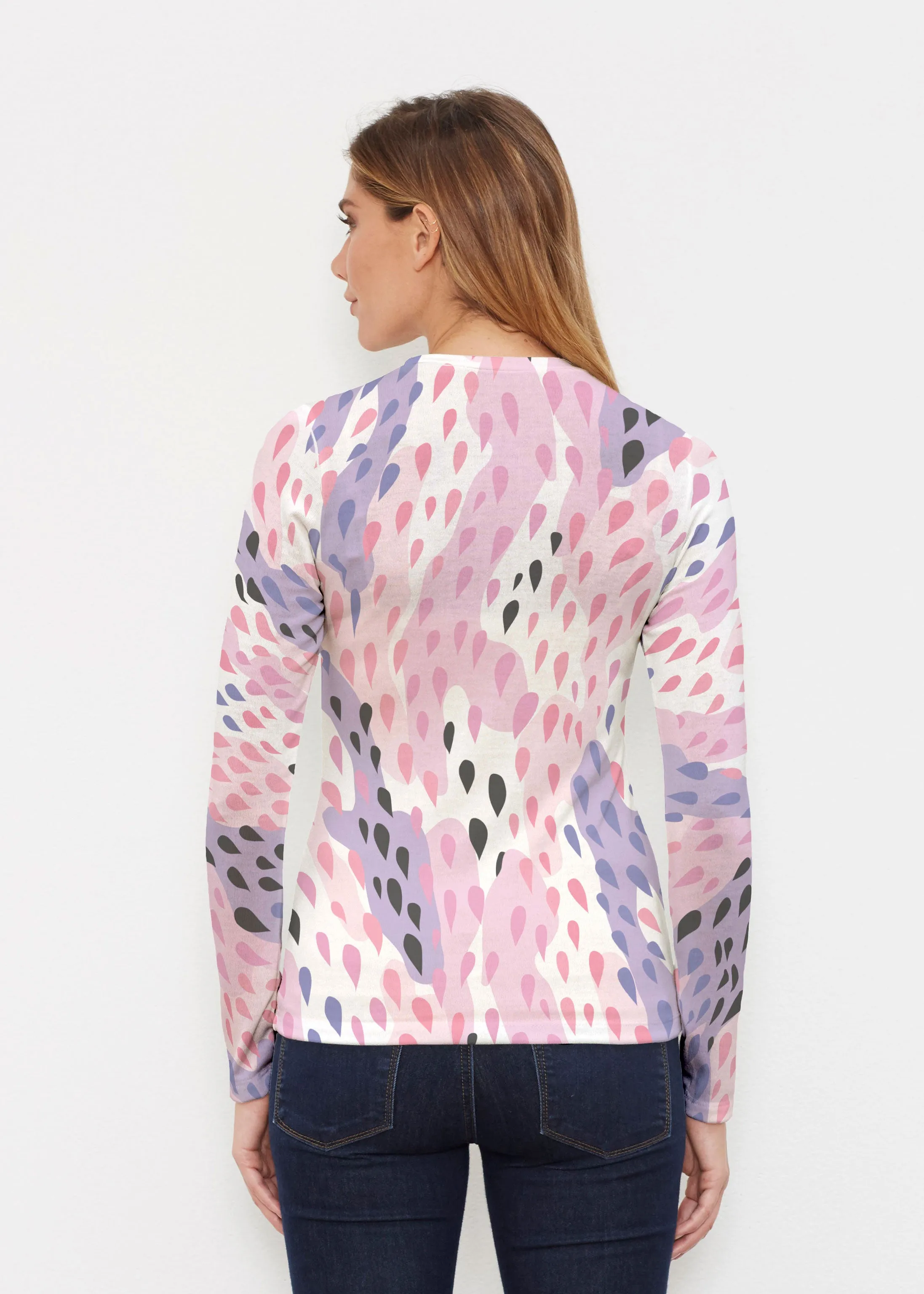 Spring Rain (14268) ~ Butterknit Long Sleeve Crew Top
