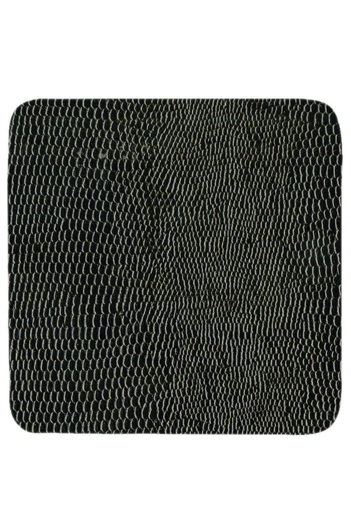 Square Lizard Coasters in Black