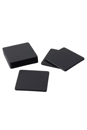 Square Lizard Coasters in Black