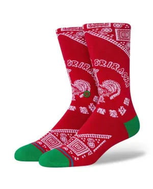 Sriracha Crew Socks Red