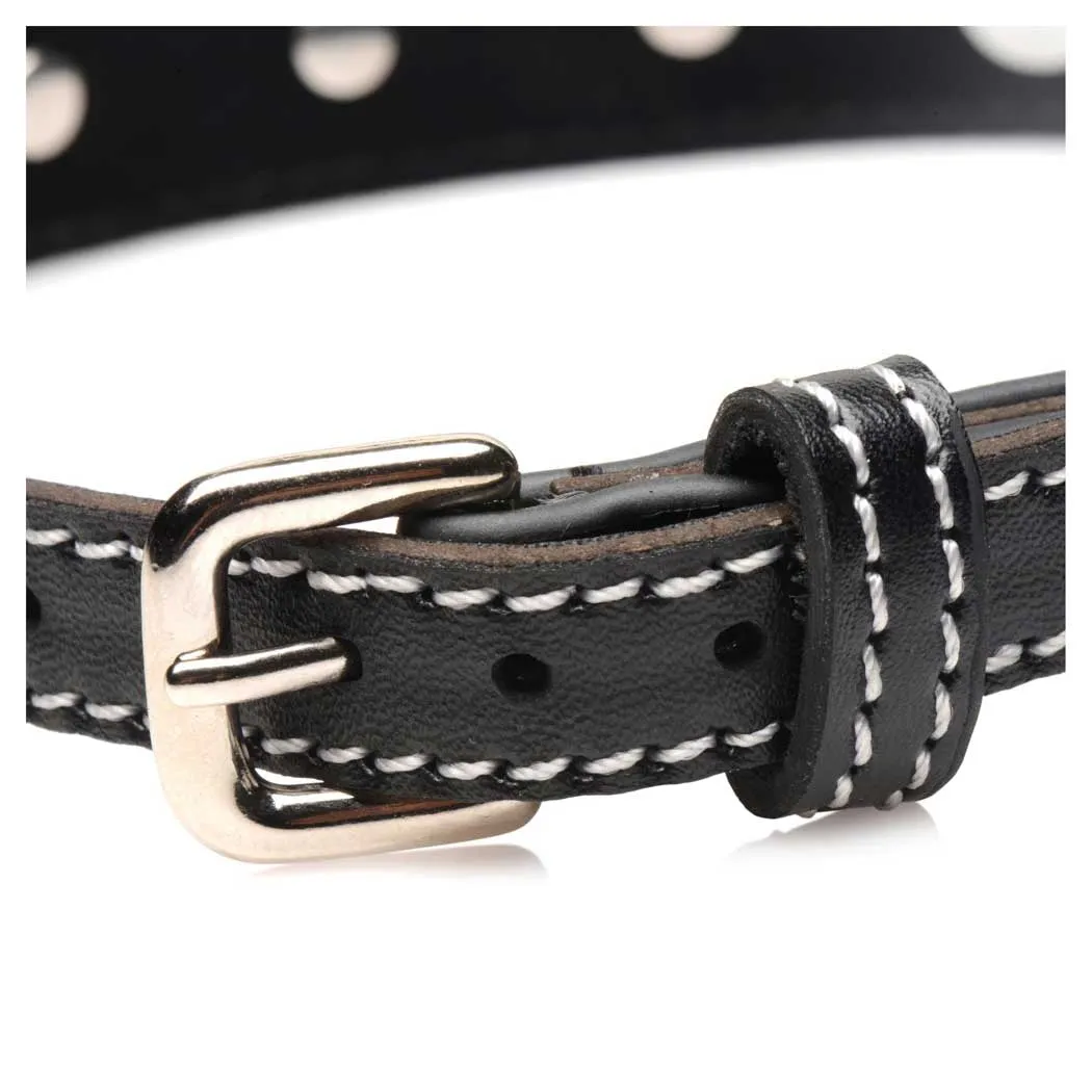 Strict Rhinestone Choker with O-Ring - Clear