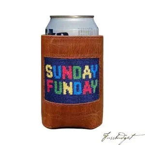 Sunday Funday Needlepoint Can Cooler