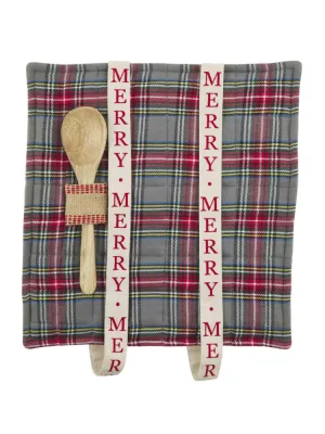 Tartan Baker Holder - Gray