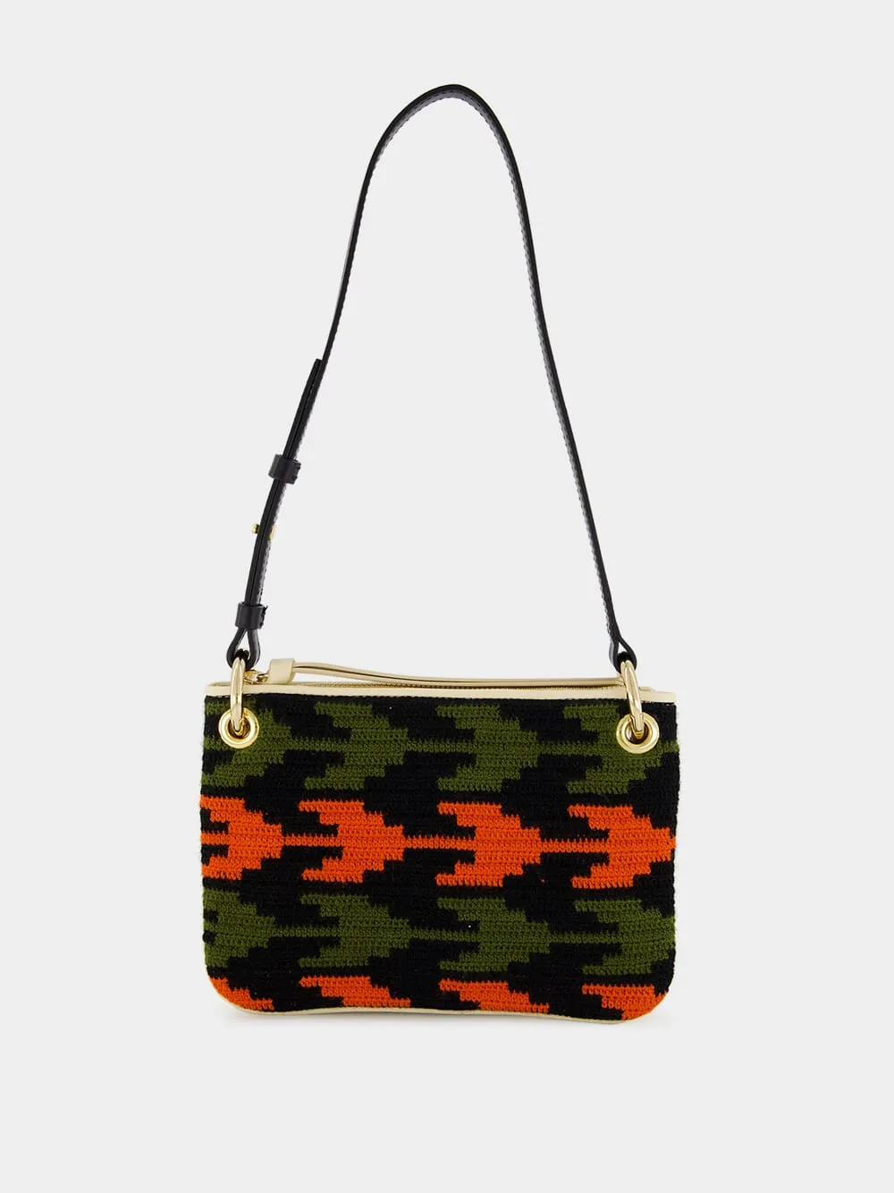 Tasca Arrow-Patterned Orange Bag