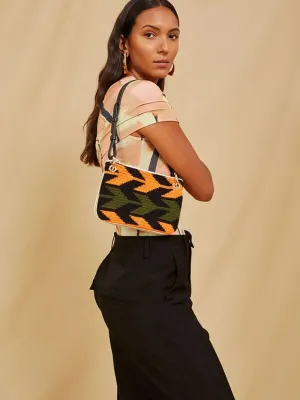 Tasca Arrow-Patterned Orange Bag