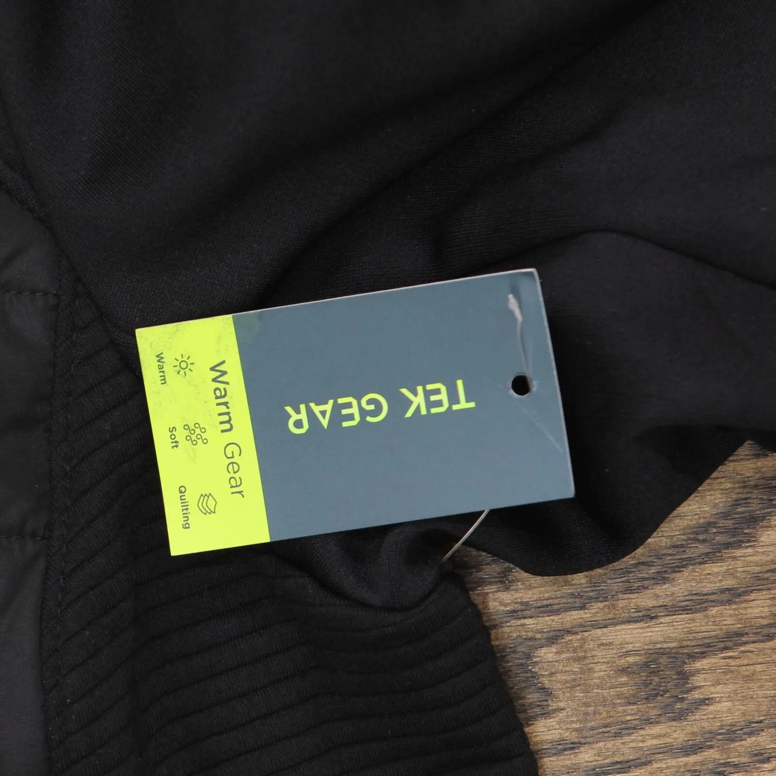 Tek Gear Women's Long Mixed Media Jacket WT33A206RS Black XL
