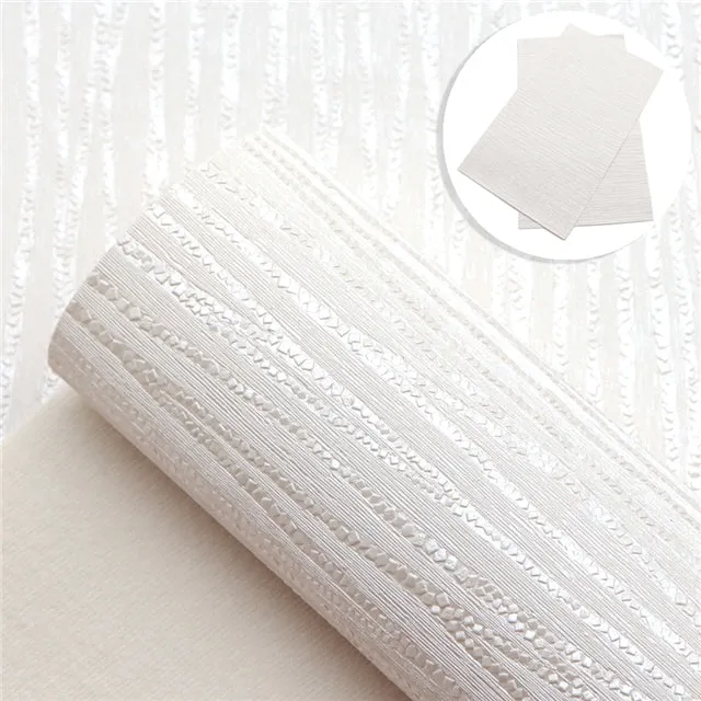• Textured Trails • Vegan Faux Leather • Ivory White